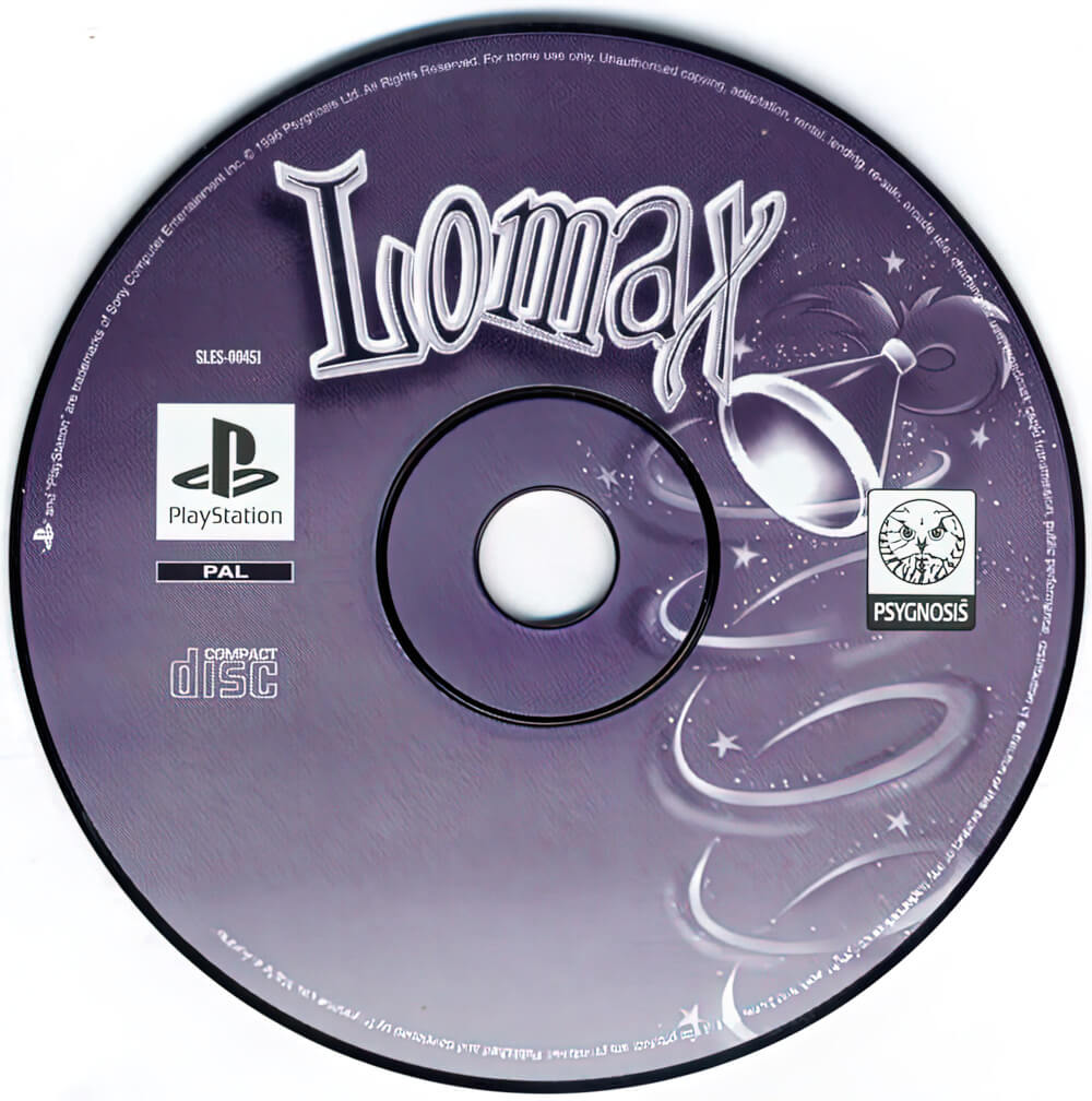 Лицензионный диск The Adventures Of Lomax для PlayStation